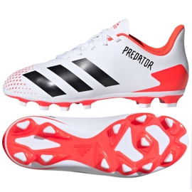 Adidas Predator 20.4 FxG Jr EG0932 fodboldstøvler flerfarvet hvid