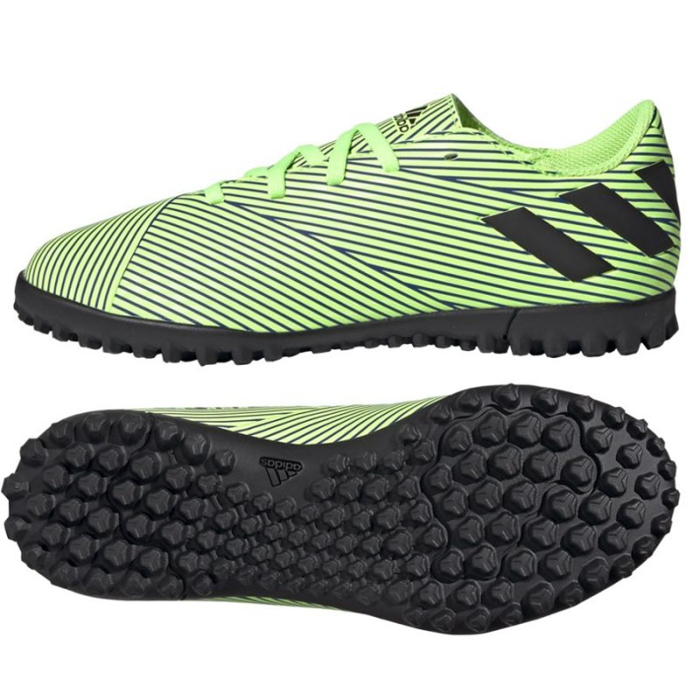 Adidas Nemeziz 19.4 Tf Jr FV3314 fodboldstøvler grøn flerfarvet