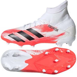 Adidas Predator 20.3 Fg Jr EG0927 fodboldstøvler flerfarvet hvid