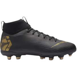 Nike Mercurial Superfly 6 Academy Mg Jr AH7337-077 fodboldsko sort