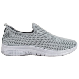 Super Mode Slip-on sportssko grå