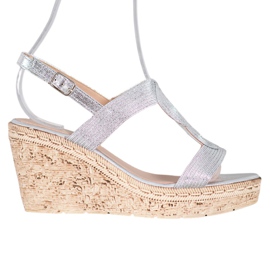 Renda Elegante kile sandaler grå