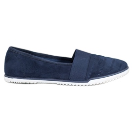 Bona Suede Slip On Sko blå