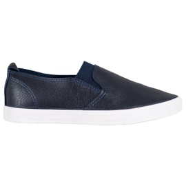 Bona Eco Leather Slipons blå