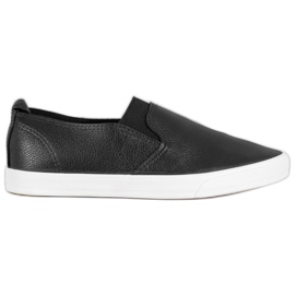 Bona Eco Leather Slipons sort