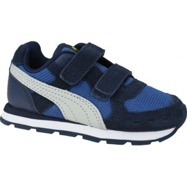 Puma Vista V Infants Jr 369541-09 hvid marine blå blå