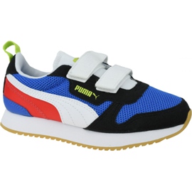 Puma R78 V Ps Jr 373617-03 hvid sort rød blå