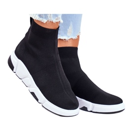 Kvinders sportssko High Sock Black Time To Rock sort