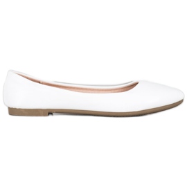 Diamantique Hvide ballerinaer