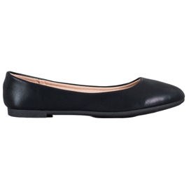 Diamantique Sorte Ballerinas