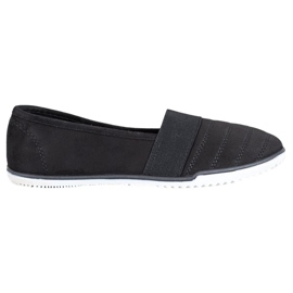 Bona Suede Slip On Sko sort