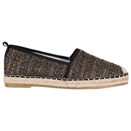 Seastar Tekstil Espadrilles beige sort