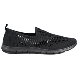 Bona Openwork Slipons sort
