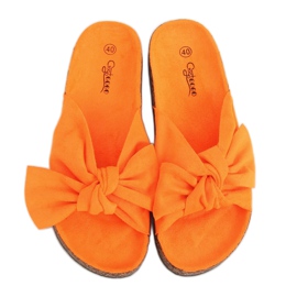 Orange kork tøfler G-580 Orange