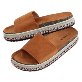 Camel BQ-50 Camel tøfler til kvinder brun