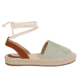 Aquamarine kvinders espadriller LL908 Grøn