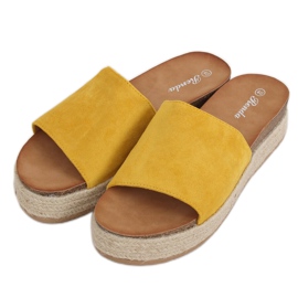 Honey espadrilles hjemmesko 10-215 Gul