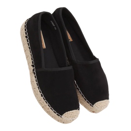 Sorte espadriller til kvinder JH90P Sort