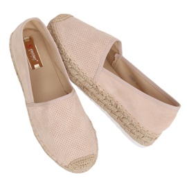 Beige espadriller til kvinder JH90P Beige