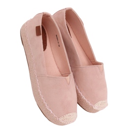 Lyserøde kvinders espadriller WH941 Pink