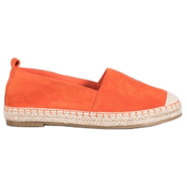Anesia Paris Komfortabel ruskind Espadrilles orange