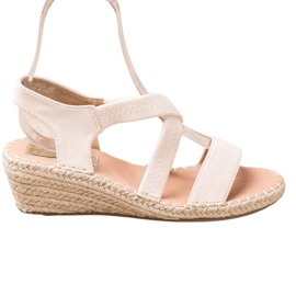 Renda Sandaler i ruskind brun
