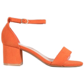 Nio Nio Komfortable sandaler på en bar orange