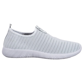 Melisa Tekstil Slip On Sko grå