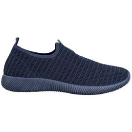 Melisa Tekstil Slip On Sko marine blå blå