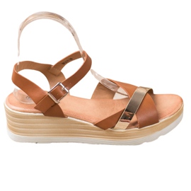 Renda Kile sandaler brun