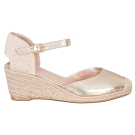 Small Swan Kile Espadrilles gylden