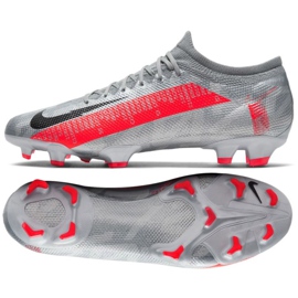 Nike Mercurial Vapor 13 Pro Fg M AT7901-906 fodboldsko flerfarvet grå