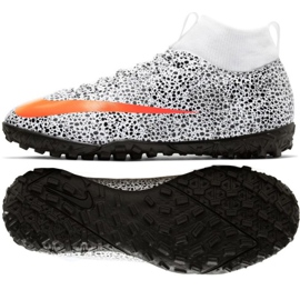 Nike Mercurial Superfly 7 Academy CR7 Tf Jr CV3187-180 fodboldsko flerfarvet sort