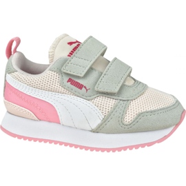 Puma R78 V spædbørn 373618 04 hvid lyserød