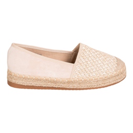 SHELOVET Flettet Espadrilles brun