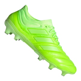 Adidas Copa 20.1 Fg M FV3627 fodboldstøvler flerfarvet grøn