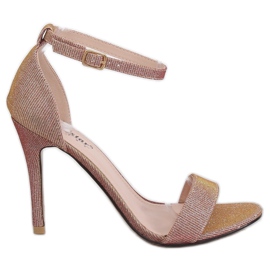 Champagnesandaler GG-85P Champagne lyserød