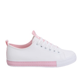 Hvide kvinders sneakers LA70P Pink