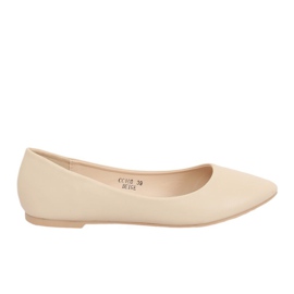 Beige ballerinaer til kvinder CC108 Beige