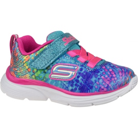 Skechers Wavy-Lites Jr 81385N-MLT flerfarvet grøn