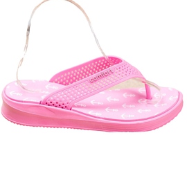 Bona Pink Comfort flip-flops lyserød