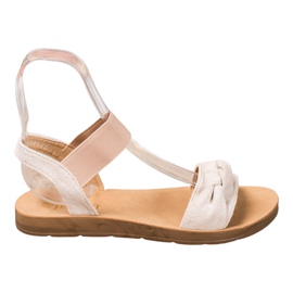 SHELOVET Slip-on sandaler brun