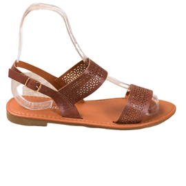 Mannika Åbne sandaler brun