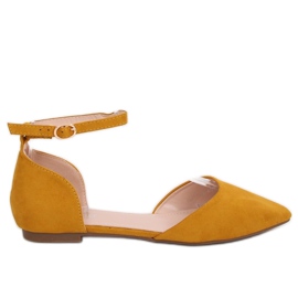 Honningskårne ballerinaer HD-100 Yellow II Genre gul