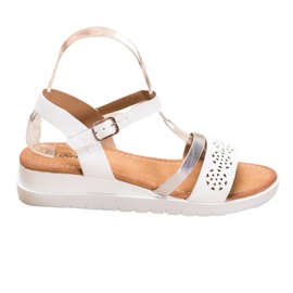 Renda Kile sandaler med Eco læder hvid