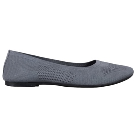 BAOLIKANG Grå Openwork Ballerinas