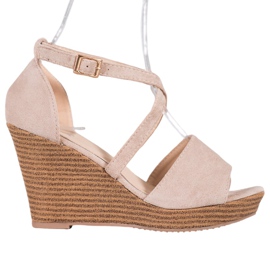 Small Swan Beige ruskindskiver