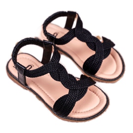 FRROCK Børns sorte Lamado sandaler