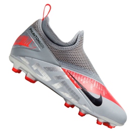 Nike Phantom Vsn 2 Academy Df Mg Jr CD4059-906 fodboldsko flerfarvet grå