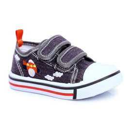 PL1 Børnesneakers Grå Nimalo Velcro